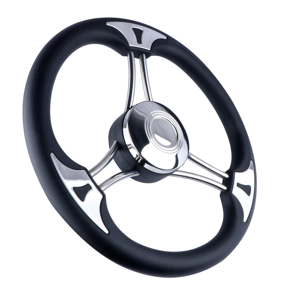 Fishing Boat Steering Wheel - ANDYMARINE 13.5인치 스테인레스 스틸 3 스포크