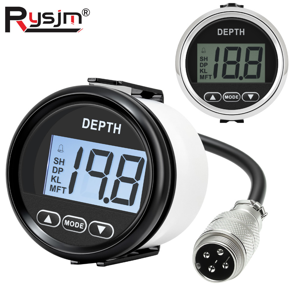 신형 깊이 측정기 52mm/2인치 해양 깊이 게이지 범 - Fishing Boat Gps 리뷰 및 가격