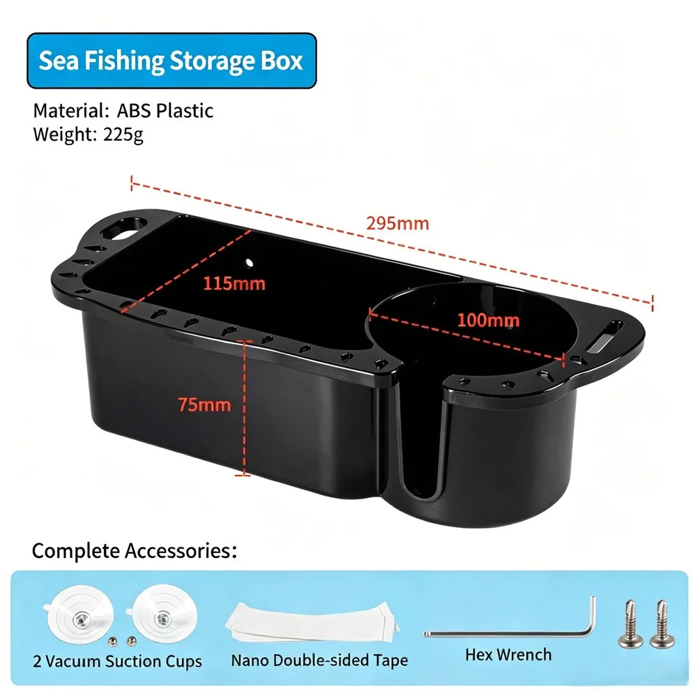 ABS 낚시용품 보관함 낚시 도구 상자 이중 열 배수구 - Fishing Boat Trailer 리뷰 및 가격