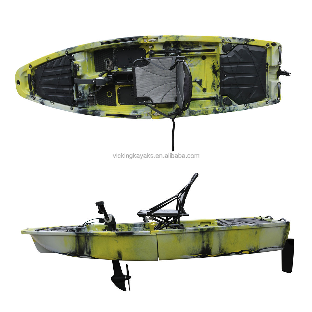 14피트 모듈식 프로펠러 페달 드라이브 2인승 더블 시 - Fishing Boat Seat 리뷰 및 가격